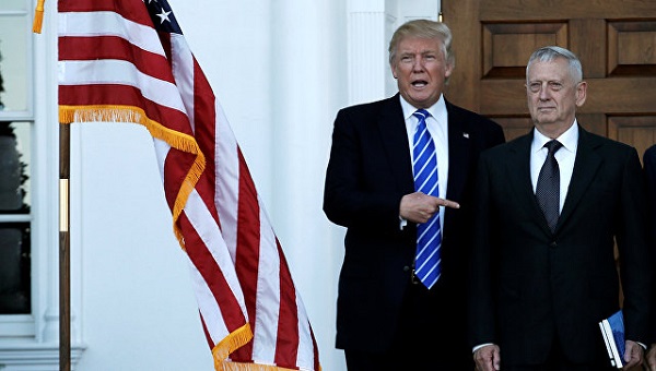 Трамп встретился с кандидатом на пост главы Пентагона Маттисом